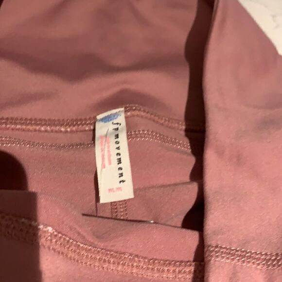 🆕FREE PEOPLE High Rise 7/8 You’re A Peach Leggings- Fireside M - Picture 4 of 8